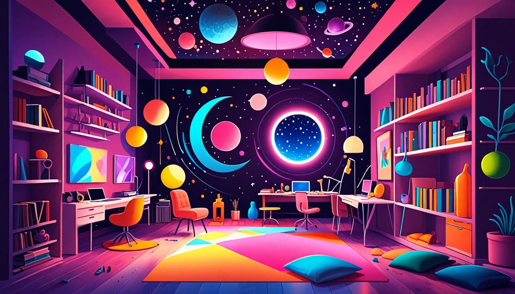 How the Use of Color and Lighting Can Influence the Perception of Space in Minimally Organized Environments