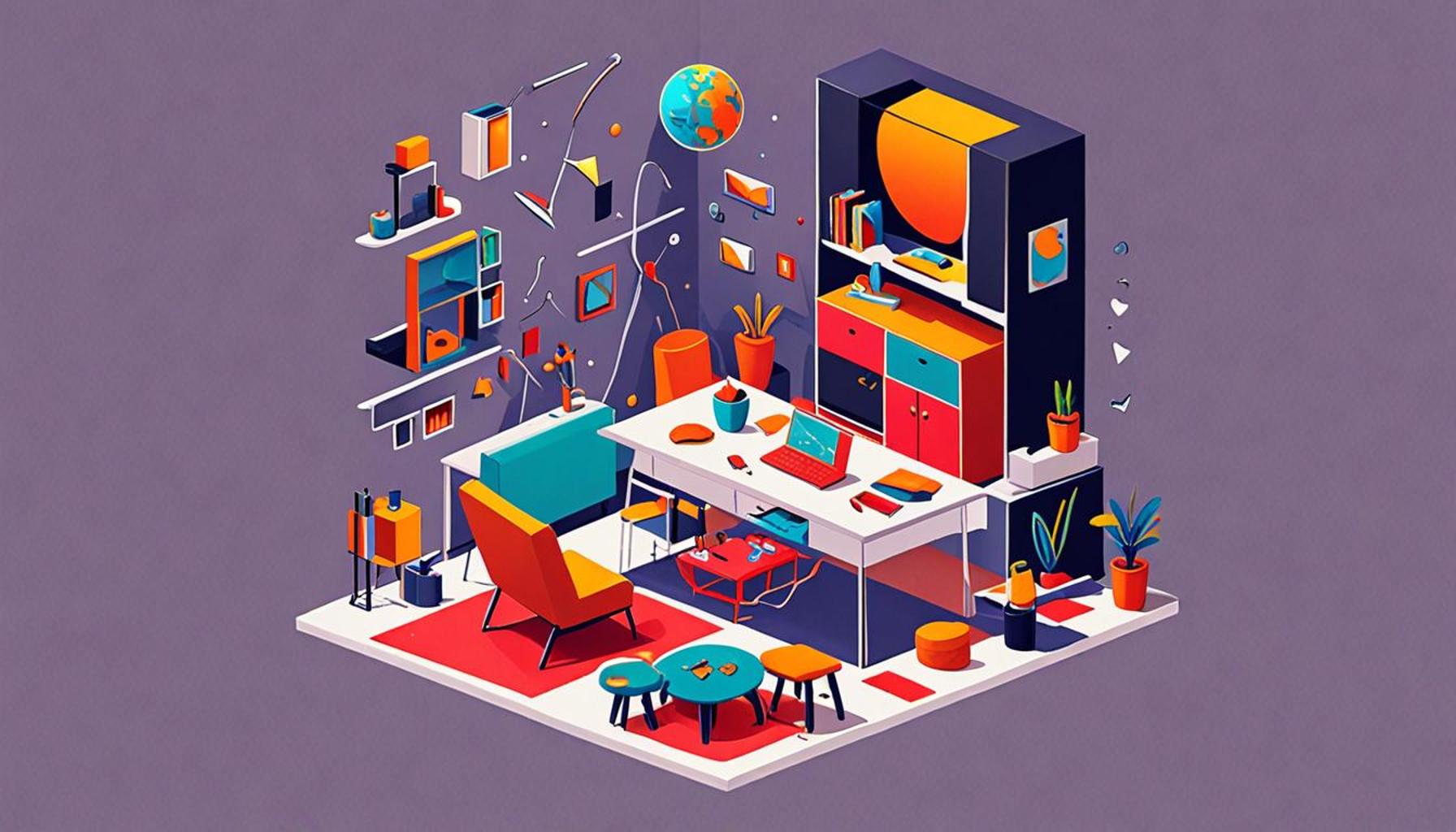 How the conscious choice of objects and furniture impacts space efficiency in minimalist environments